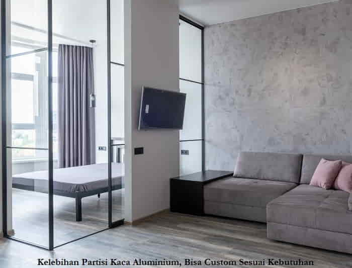 Partisi Kaca Aluminium