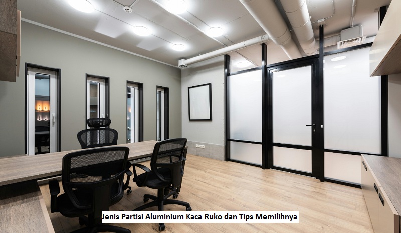Partisi Aluminium Kaca Ruko