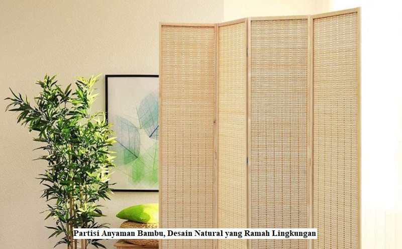 Partisi Anyaman Bambu