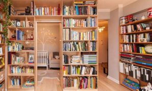 Fungsi dan Estetika Partisi Rak Buku dalam Satu Desain partisi rak buku